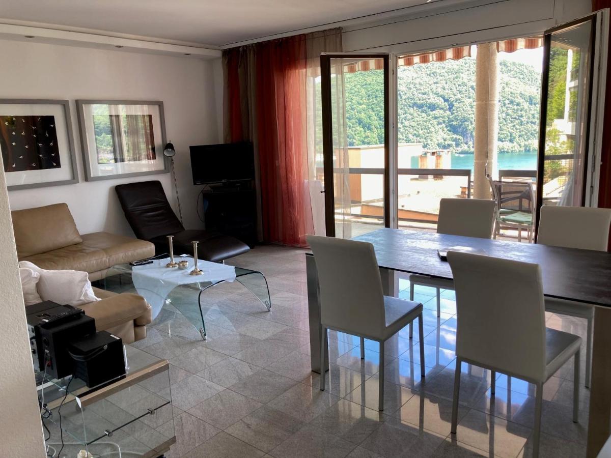 Appartement Novotna Ponte Tresa Bagian luar foto